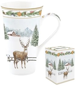 White Forest karácsonyi porcelán nagy bögre 600 ml