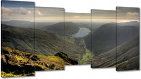 Festmények 150x80 Hegyi tájkép