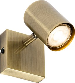 Modern spotlámpa bronz állítható négyzet alakú - Jeana