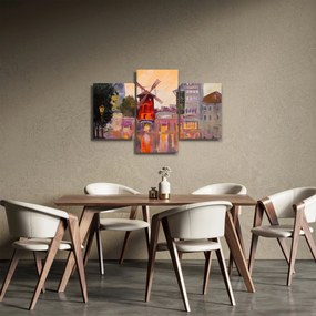Kép - Moulin rouge, Párizs, Franciaország (90x60 cm)