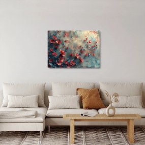 Üveg kép - Farkas mák (70x50 cm)