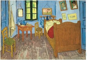 Művészet Hálószoba Arles-ban Van Gogh 1000 db-os Compact puzzle Clementoni