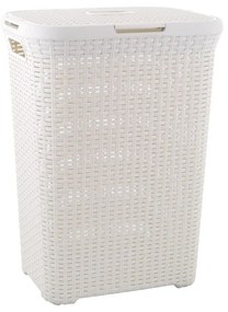 Hamper világos krémszínű szennyeskosár, 60 l - Curver