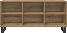 vidaXL TV szekrény Artisan tölgy 103,5 x 30 x 50 cm Faanyag