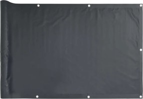 vidaXL antracitszürke oxford-szövet erkélyparaván 120 x 500 cm