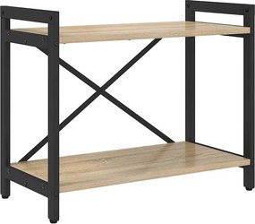 vidaXL Könyvespolc Sonoma tölgy 60 x 30 x 50 cm Faanyag