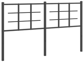fekete fém fejtámla 150 cm