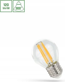 Cog Led izzó Golyó 5,5W E27 Ww WOJ+14396_5.5W Spectrum