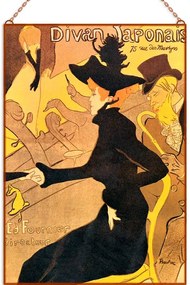 Henri de Toulouse-Lautrec üvegkép, falikép