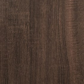 barna tölgy kanapéágy fiókkal matrac nélkül 75x190 cm