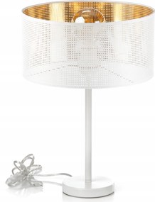 Asztali Éjjeli Lámpa Lámpaernyővel Irodai Lyukak 30 CM Led Arany Magas