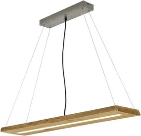 TRIO 323710130 BRAD Modern Led Függesztett Lámpa Sötét Fa, Világos Fa LED IP20