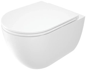 Deante Deante CGRD6ZPW - Fali WC WC-ülőkével SoftClose ROUND kerámia/fehér DN0063