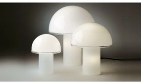 Artemide A006300 - Asztali lámpa ONFALE 1xE14/5W/230V + 1xE27/13W fehér