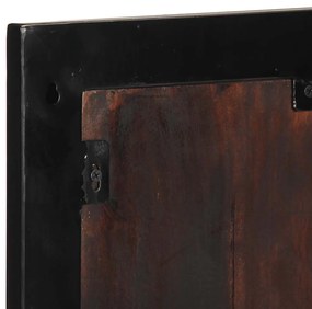 kabátállvány többszínű 40x2x80 cm tömörfa, újrahasznosított fa