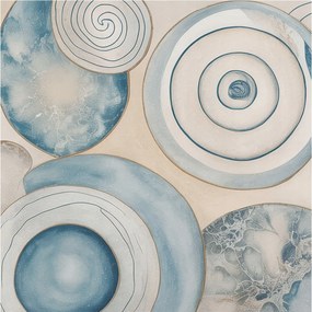 Flizelin tapéta Divatos 3D fali ragasztó Spirál örvények 250x250 ragasztó
