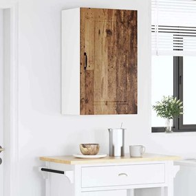 Fali konyhaszekrény polcokkal Öreg fa 50 x 31 x 80 cm Faanyag