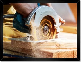 Poszterek keretben 40x30 Deszkavágás fűrésszel