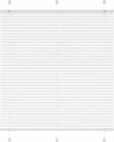 vidaXL pliszírozott redőny Fehér 115x100cm szövetszélesség 114,4cm