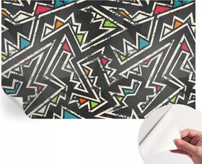 Dekoratív öntapadós fotótapéta Energikus geometria 416x254 cm