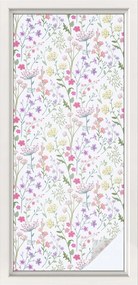 Ablakfólia Konyhai Fürdőszobába Adatvédelem Virágos rét 50x116