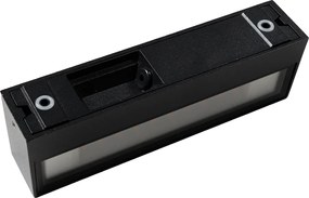 Modern fali lámpa fekete, IP65 LED-del - Steph