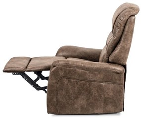 Kávébarna Vintage Szövet Fekvőfotel. TV-5053 COF3