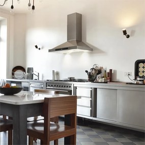 Klarstein Zelda 90, páraelszívó, 90 cm, 650 m³/ó, 210 W, 3 fokozat, LED, nemesacél