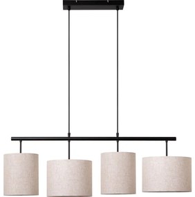 Lucide 45409/04/38 - Csillár zsinóron MAYA 4xE27/40W/230V krémes