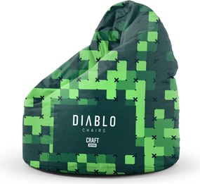 Gyerek puff zöld: Diablo Chairs Craft Edition