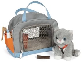 Small Foot - Plüss macska ápolókészlettel