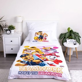 Pamut gyerek ágyneműhuzat babaágyhoz 100x135 cm Paw Patrol – Jerry Fabrics