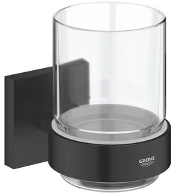 GROHE 410972430 - START CUBE pohártartóval, fekete 410972430