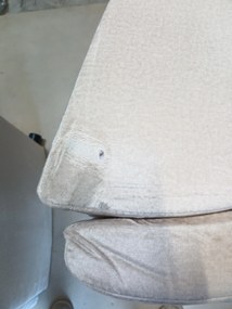 AKCIÓ Kihúzható LIVARO U alakú sarokkanapé 305x140 cm, krémszínű II. osztály