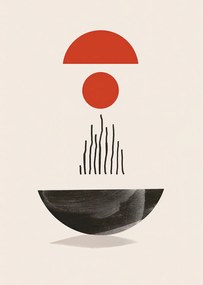 Poszter 64x90cm Félkör alakú forma