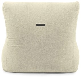 Krémszínű buklé babzsákfotel Seat 100 Lounge – SLOWDOWN