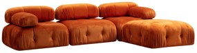 Sarokkanapé Bubble ( L1-O1-1R -Puf) - Narancssárga