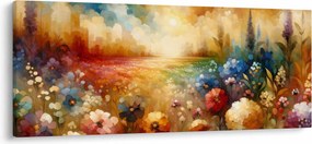 Kép - Színes rét (120x50 cm)