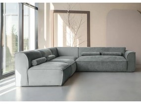 Világoszöld sarokkanapé (bal oldali) Flex Felix – Miuform