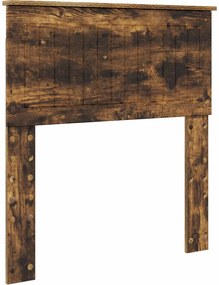 vidaXL Fejtámla Füstölt tölgy 80 cm Faanyag