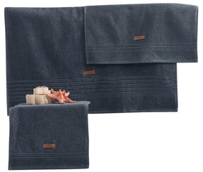 Törölköző Szett (3 db) Wellness - Antracit