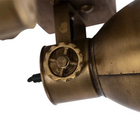 Mennyezeti lámpa bronz 2-lámpás fával - Mangoes