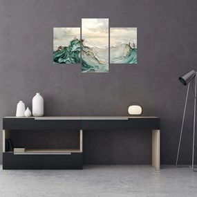 Kép - 3D tengeri absztrakció (90x60 cm)