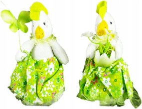 Húsvéti Tyúk Dísz 16 cm Szoknyában Figura Ünnepi Dekoráció