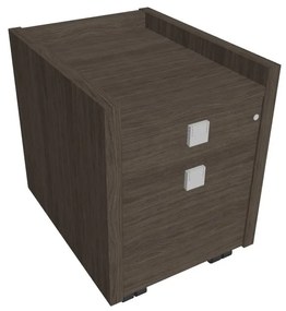 Verno mobil konténer 47 x 60 cm, 2 fiók, antracit tölgy