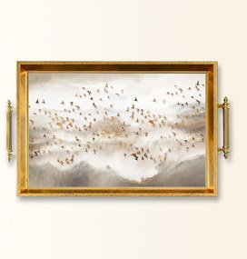 Üveg tálca, 38×24 cm – TPEA9844