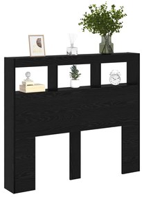 Fekete Tölgy Fejtámla Fekete tölgy Szerelt fa 120 x 17 x 102 cm