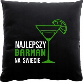 Fekete Nyomott Mintás Párna Ajándék Csaposnak