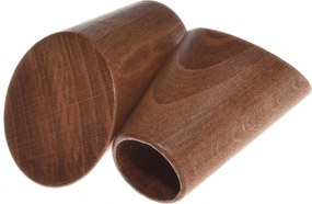 Függönykarnis végzárók fa függönykarnishoz 2 db tölgy fi20