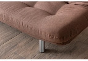 BINA kétszemélyes kihúzható kanapéágy – világosbarna